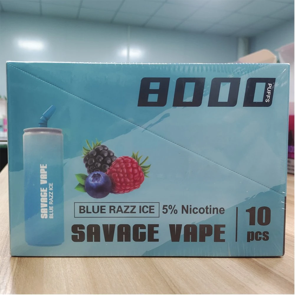 Savage Cola Bottle 8000 Puffs E Cigarette Disposable Vape Pen Vaporizer 650mAh 20ml Prefilled Pods Vapes Cartridge Vs Air Bar Max