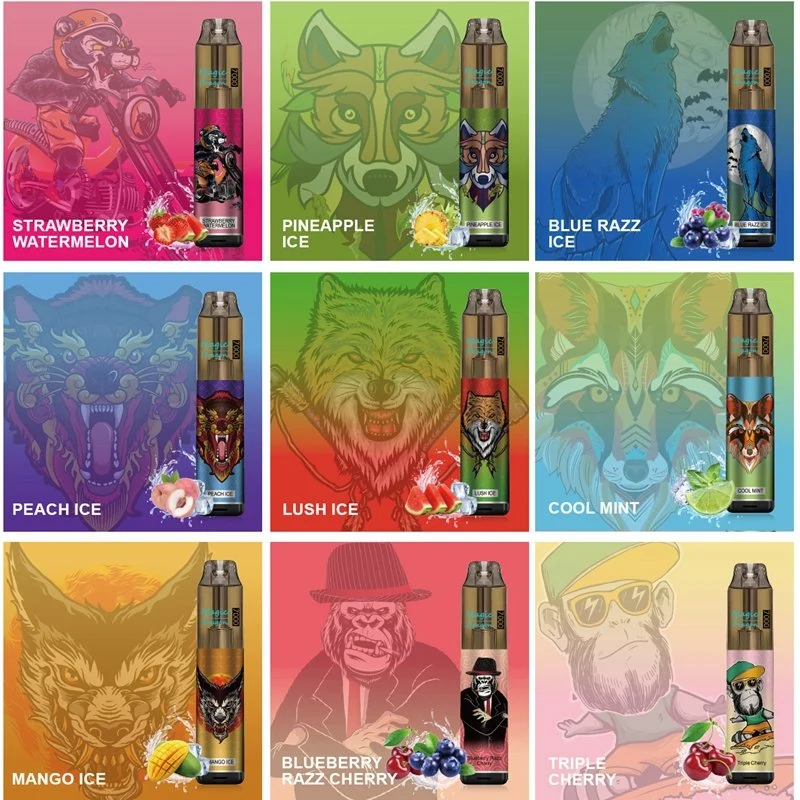 Magic Dragon Disposable Vapes 7000 Puffs Nicotine 6 Colors RGB Light Tobacco License Company