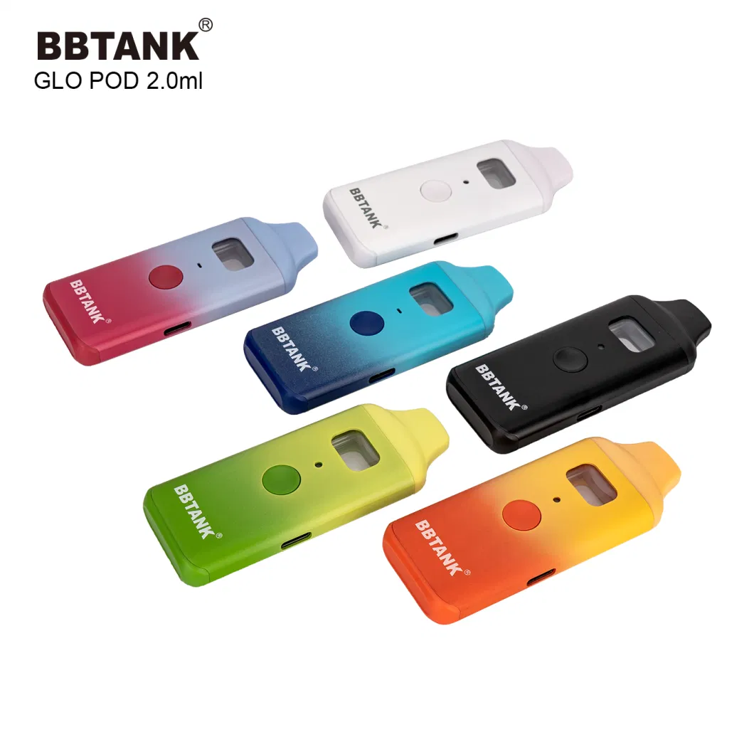 Bbtank 2 Gram Live Resin Vape Postless Disposable Vape Pen Cotton Free 2ml Hhc Oil Pod Dual Airflow