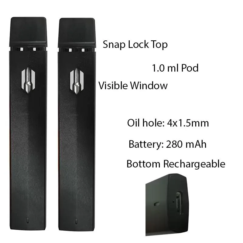 Free Samples Custom Empty Vape Pen Dabwoods Rechargeable Full Ceramic Coil Vape Cartridge