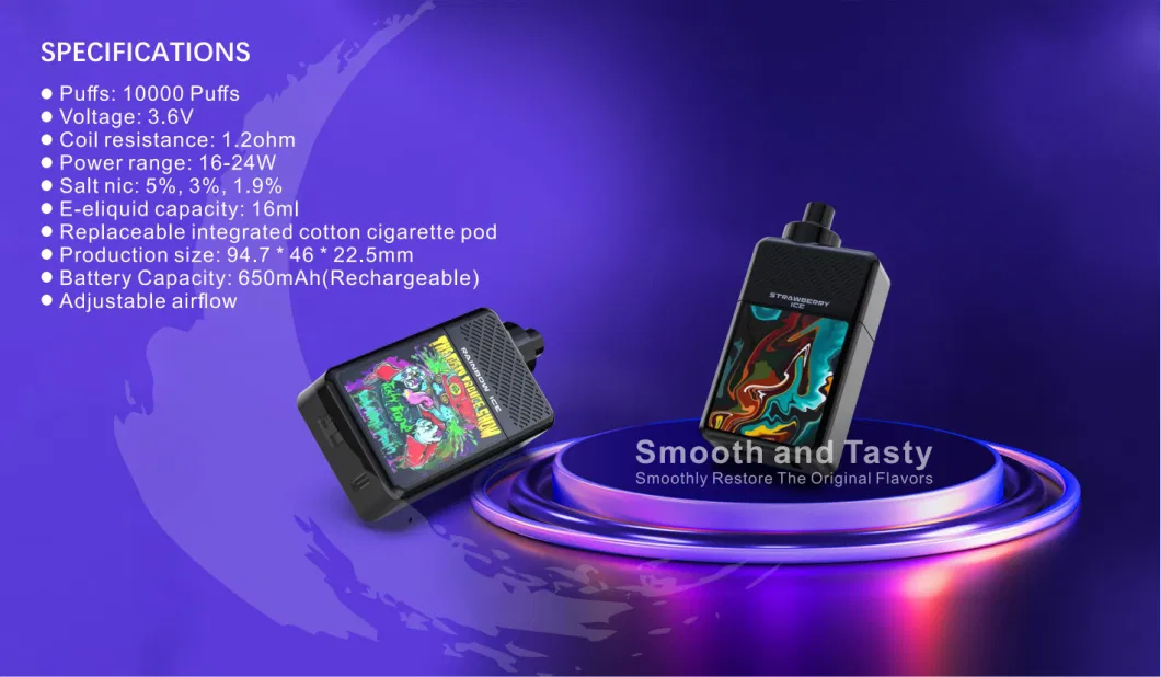 Vape Vaporizer Ecigs Wholesale I Disposable Hookah Pen Liquid 8000 Puffs Pod E Charger