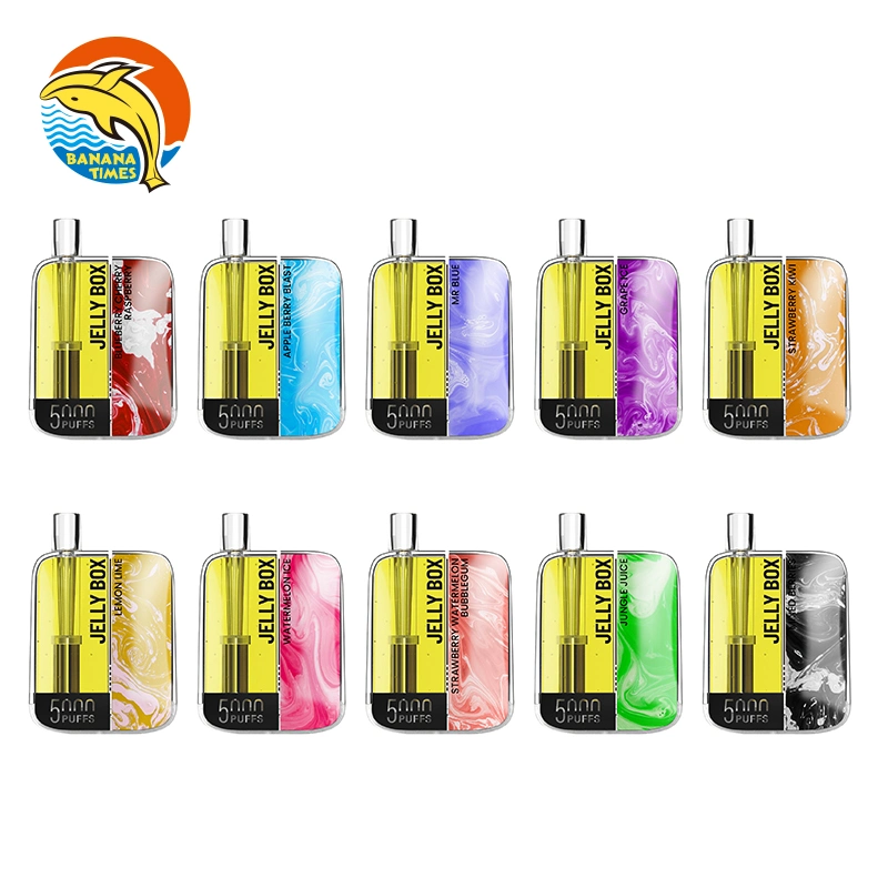 Factory Price Square Box Disposable Vape 2% Fruit Flavors 10ml Typec E Cigarette 5000puffs E-Liquid Disposable Vapes