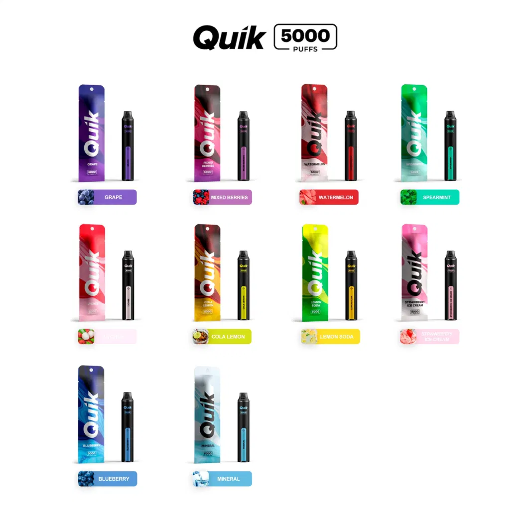 Quik 5000 Puff Thailand Zbood Quik 5000 Dark Knight Hyper Mesh Smart Box Somatch Electronic Cigarette Cigar Dispsoable Vape