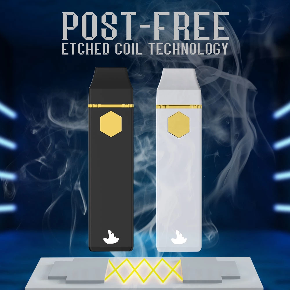 Customize Empty Diposable Vape Packman Pack Man 1st Gen Packaging 2ml 2.0ml 2000mg 2g 2 Grams Thick Oil Live Resin Ceramic Coil Smoking Disposable