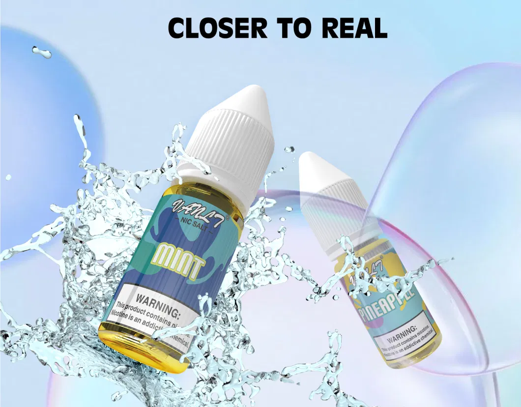 Tpd Compliant High Quality 10ml/20ml/30ml/50ml E Liquid 0mg 10mg 20mg Salt Nicotine