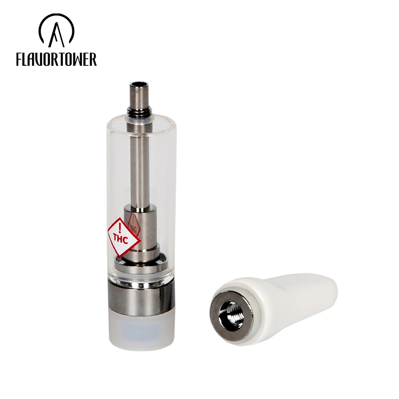 Full Glass Empty Device Oil 1ml Cartridge 510 Thread Vape Atomizer