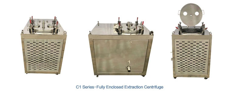 Industrial Scale Low Temperature Alcohol Extraction Hemp Oil Jacket Platform Basket Centrifuge