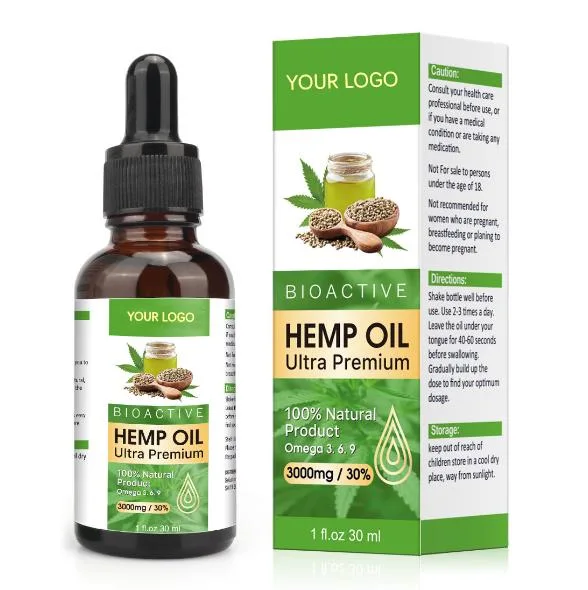 100% Natural Organic Hemp Oil for Shoulder Neck Body Massage SPA