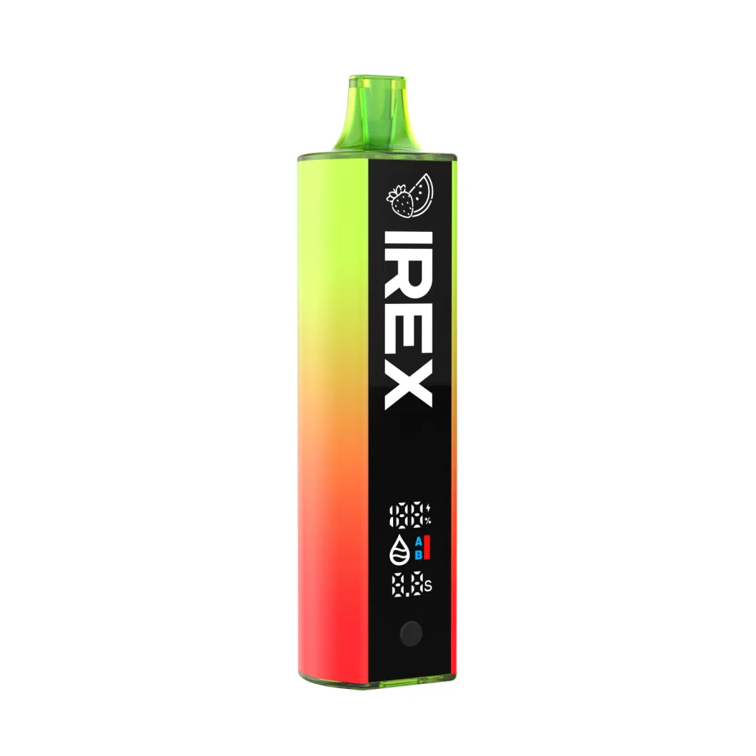 Irex 10000 Puffs Vape Voltbar Wholesale Rechargebale Digital Screen Lock Omd Vape Jnr Shisha Hooka Aroma King Gem Vapeme 12000 Direct to Lung Disposable Vape