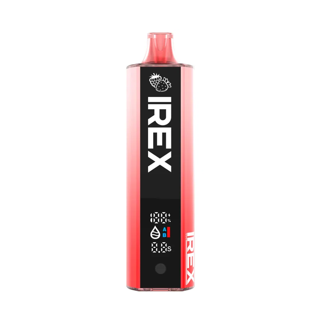 Irex 10000 Puffs Vape Voltbar Wholesale Rechargebale Digital Screen Lock Omd Vape Jnr Shisha Hooka Aroma King Gem Vapeme 12000 Direct to Lung Disposable Vape