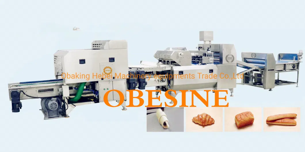 Large Puff Pastries Dough Laminating Machine for Industrial Croissant Line