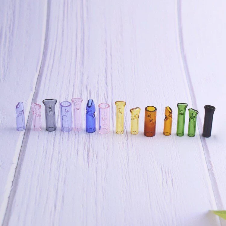 High Quality Glass Cigarette Pipe Pre Roll Drip Tips