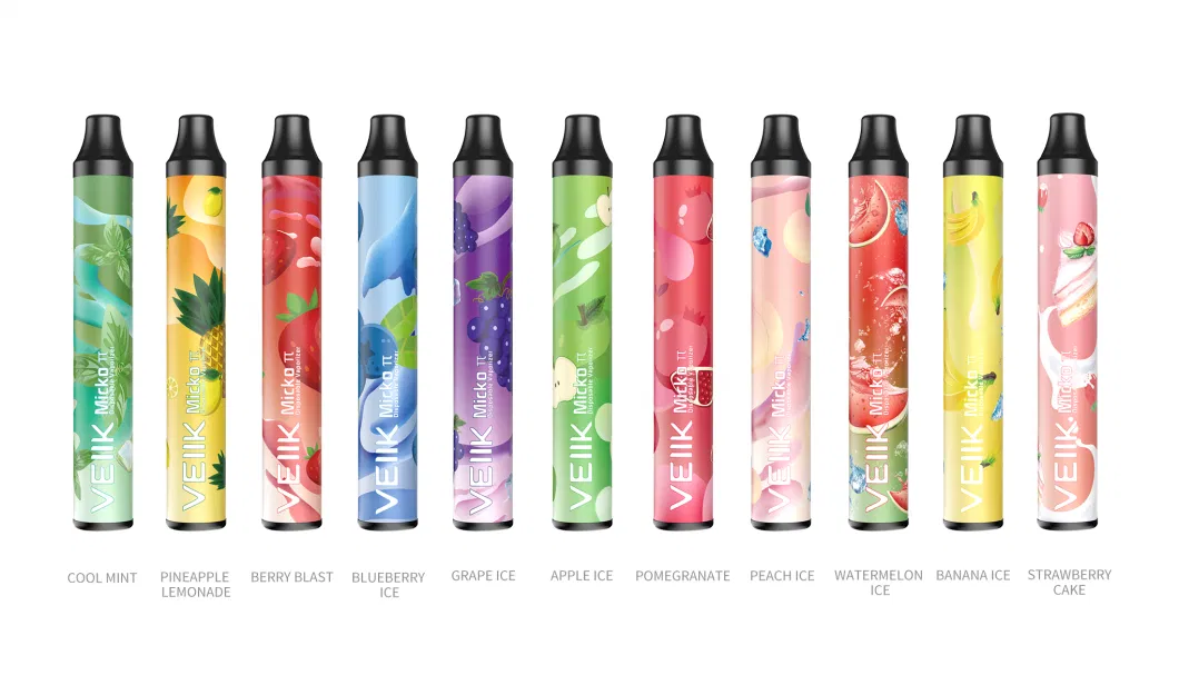 2% 600 Puffs Crystal Vape Bar E-Cig Disposable Electronic Cigarette 2023