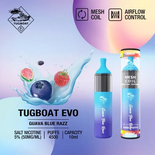 Tugboat Ultra 6000 4500 Best Selling Different Flavors Type-C Rechargeable Disposable Vape