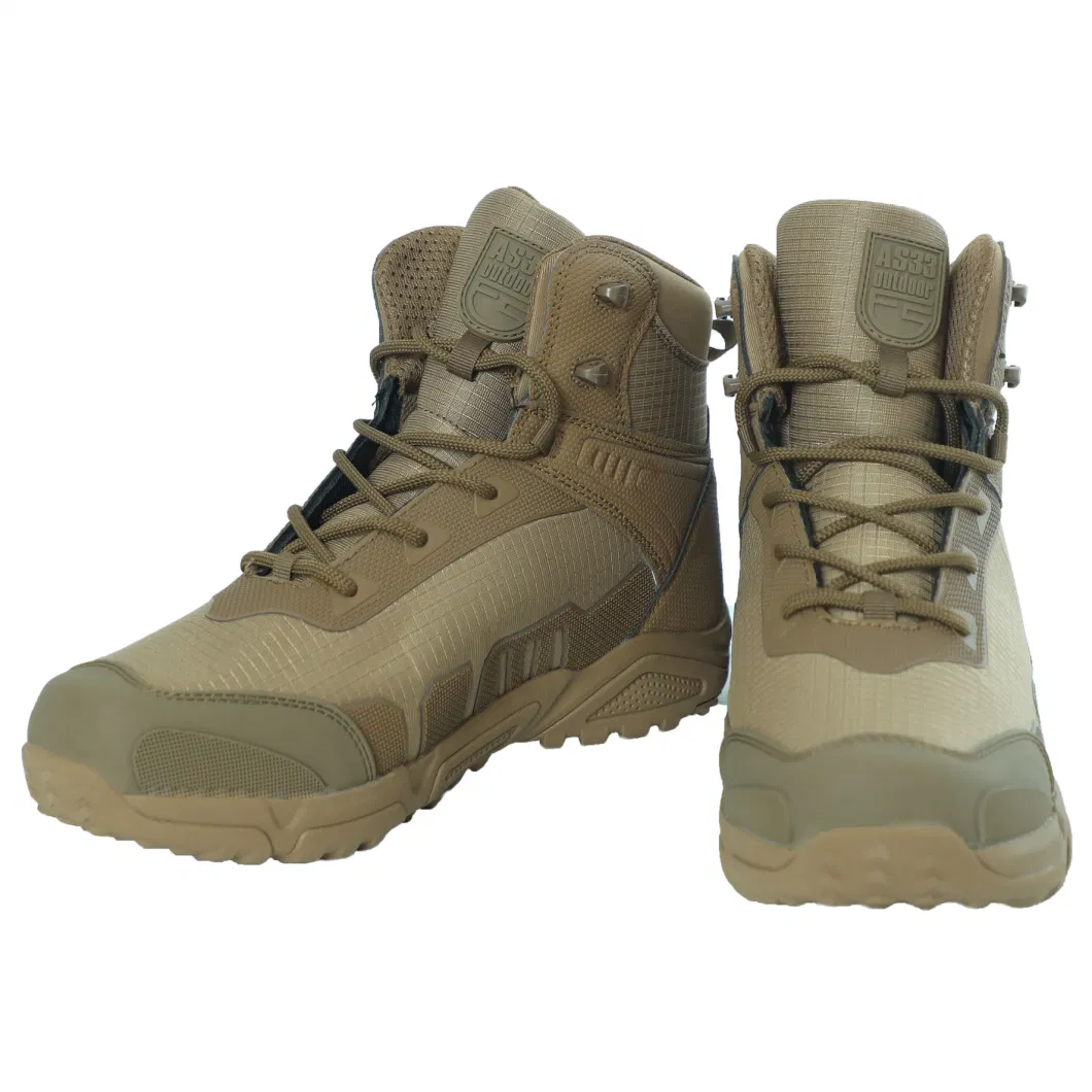 Outdoor Desert Olive Rubber Hiking Waterproof Delta Breathable Tactical Military Combat Boot