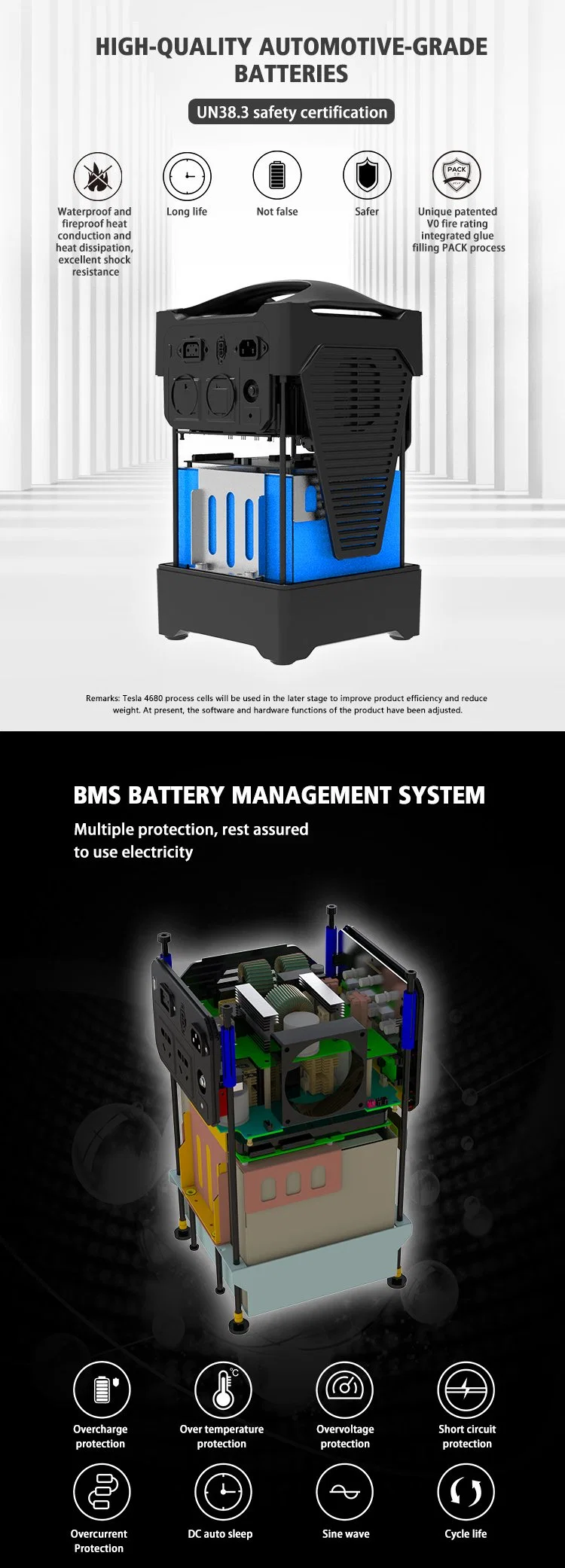 Quick Charge 10kw Solar Power System 222W Type-C USB Energy Storage Powerstation with Wireless Charging