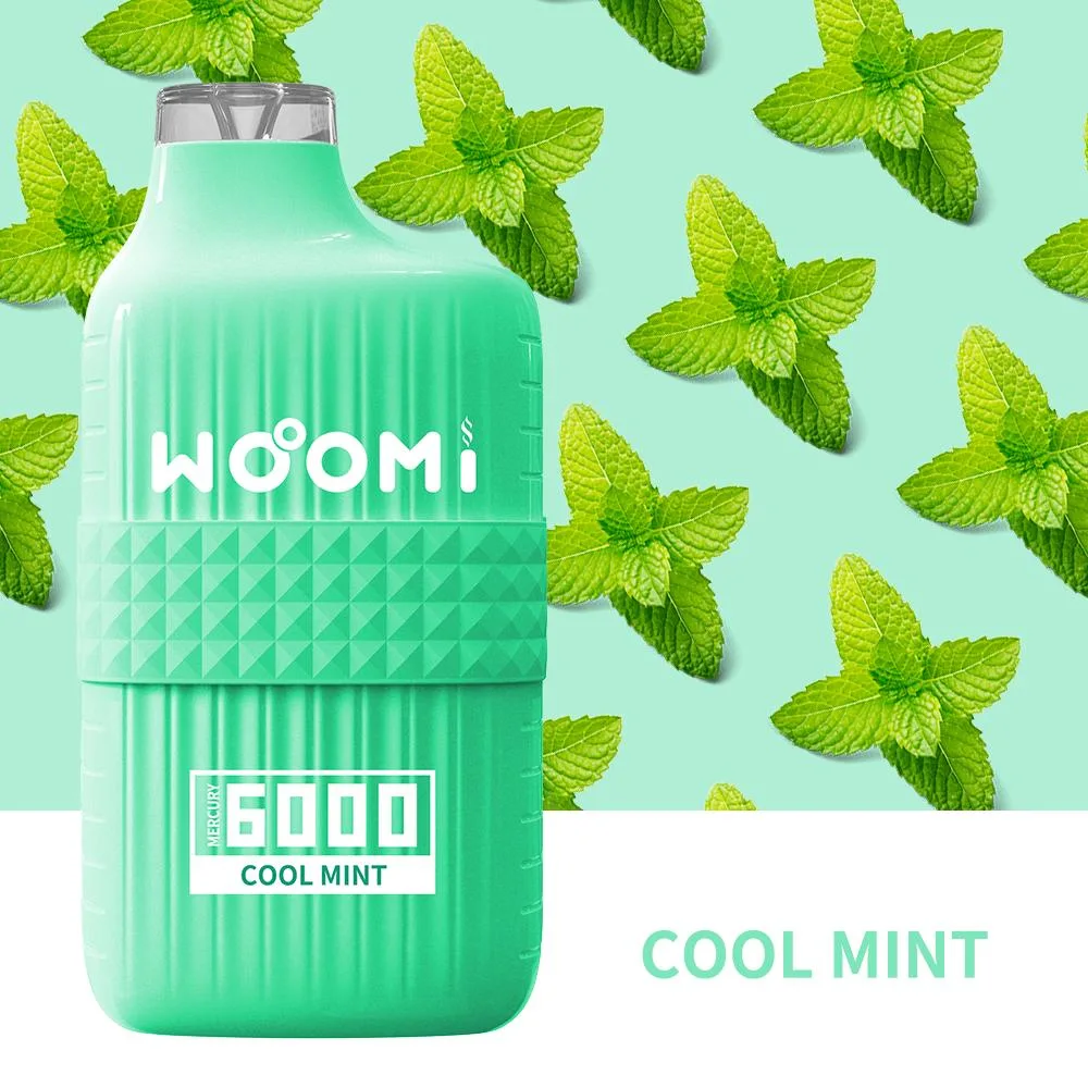 Factory Price Woomi 6000 Puffs Mesh Coil Kiwi Passion Fruit Guava 14ml 20mg 50mg Zero 0 2 5 Nicotine Elf Vaper Bar Bc5000 Ultra Disposable Vape Pod