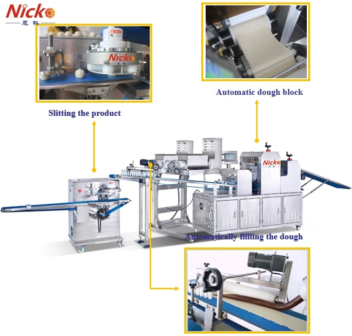 Automatic Multi Layers Stuffed Pie Production Line Puff Pastry Line