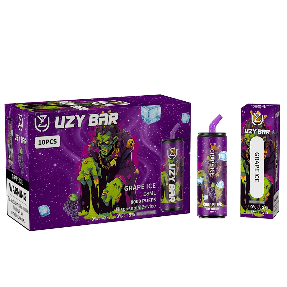 Factory Wholesale Price Uzy Bar 8000 Disposable Vape 8K Puffs 10 Flavors Rechargeable Electronic Cigarette Vs Bang King