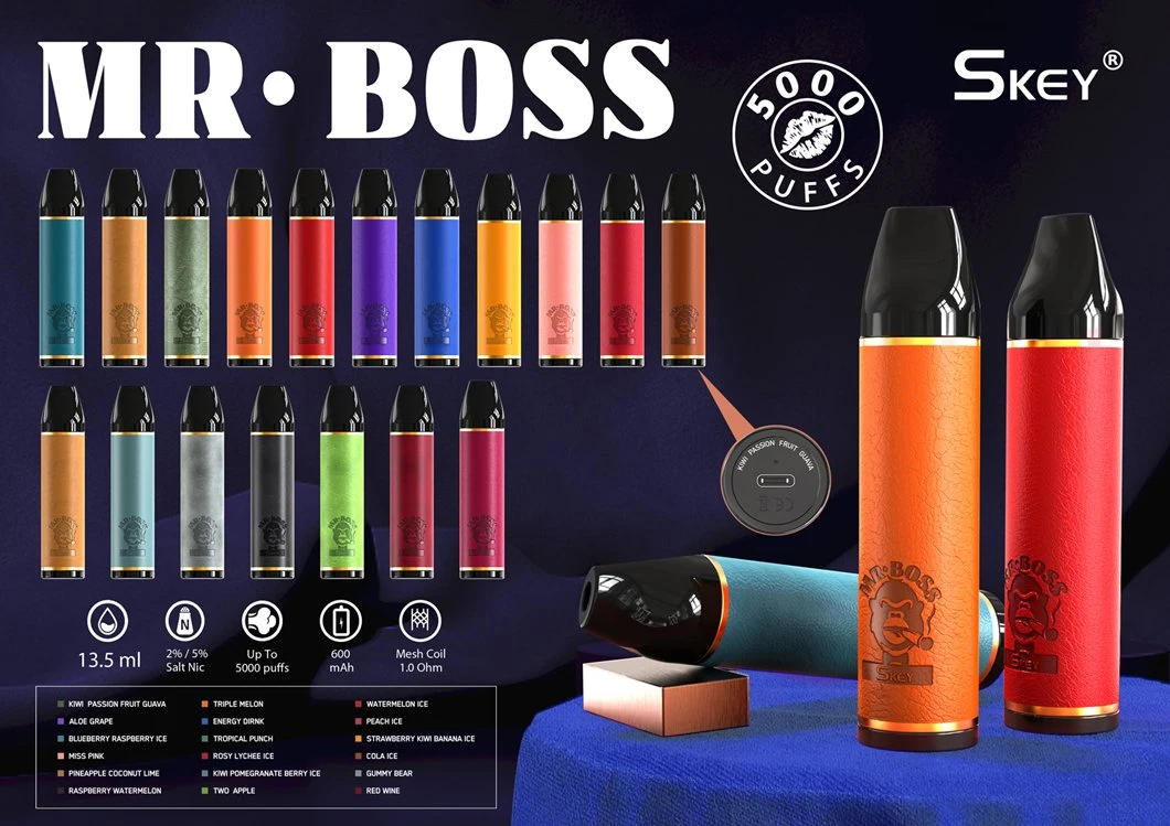 Skey Cube 5000puffs Box Design High Quality Disposable Vape Device