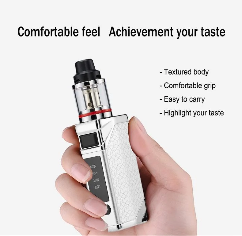 Shenzhen Battery 510 Threaded E-Cig Accessories 30W 60W 80W Vape Box Mod