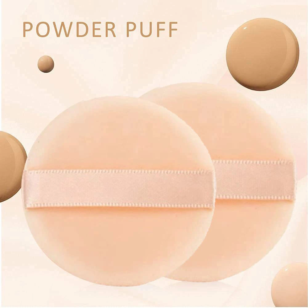 Ultra-Thin Round Soft and Delicate Flocking Strap Powder Puff