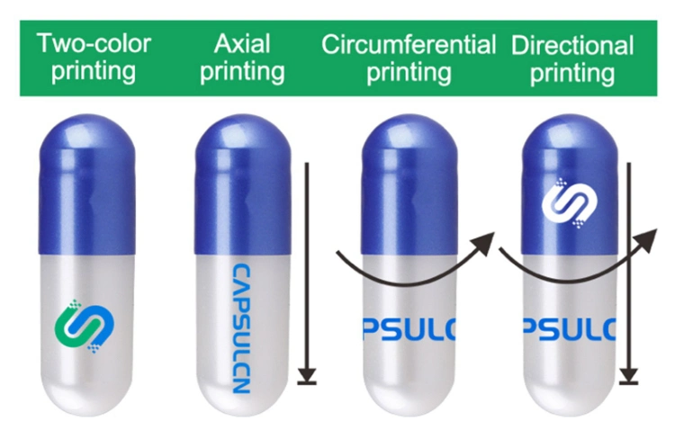 Capsulcn Halal Certified Pharmaceutical Fully Transparent Empty Enterosoluble HPMC Capsule Shell Enteric Coated Empty Capsules Separated Hard Gelatin Capsule