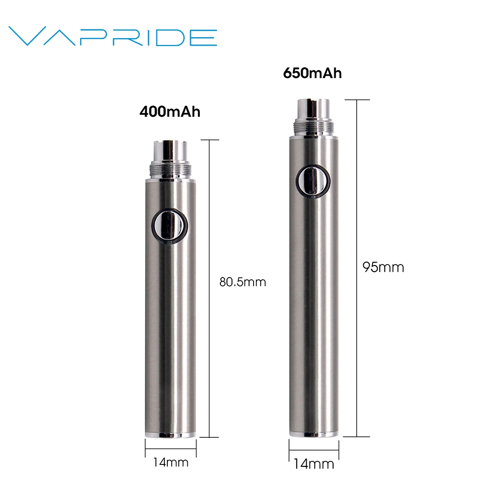 Dual Charging Port 510 Thread Atomizer Vape Pen E Cigarette Battery