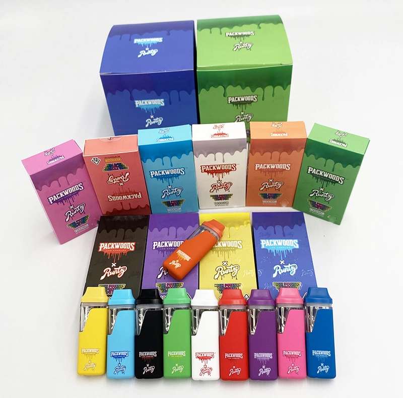 Runtz X Packwoods Disposable Vape Pens E Cigarettes 380mAh Rechargeable Battery Empty Vape Pen 1ml Vaporizer with Packing Sauce Baked Bar Dabwoods