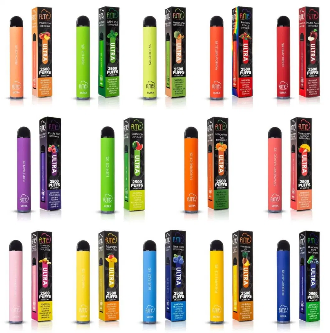 Wholesale Price Disposable Vape 2500 Puffs Fume Ultra Vape Electronic E Cigarette Puff Distributors