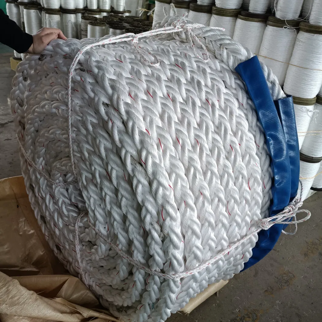 PP/PE Polypropylene Tugboat Hmpe Hemp Metallic Hollow Core 12mm UHMWPE Plastic Factory Twisted Cotton Telstra Safety Towing Synthetic Winch HDPE Rope