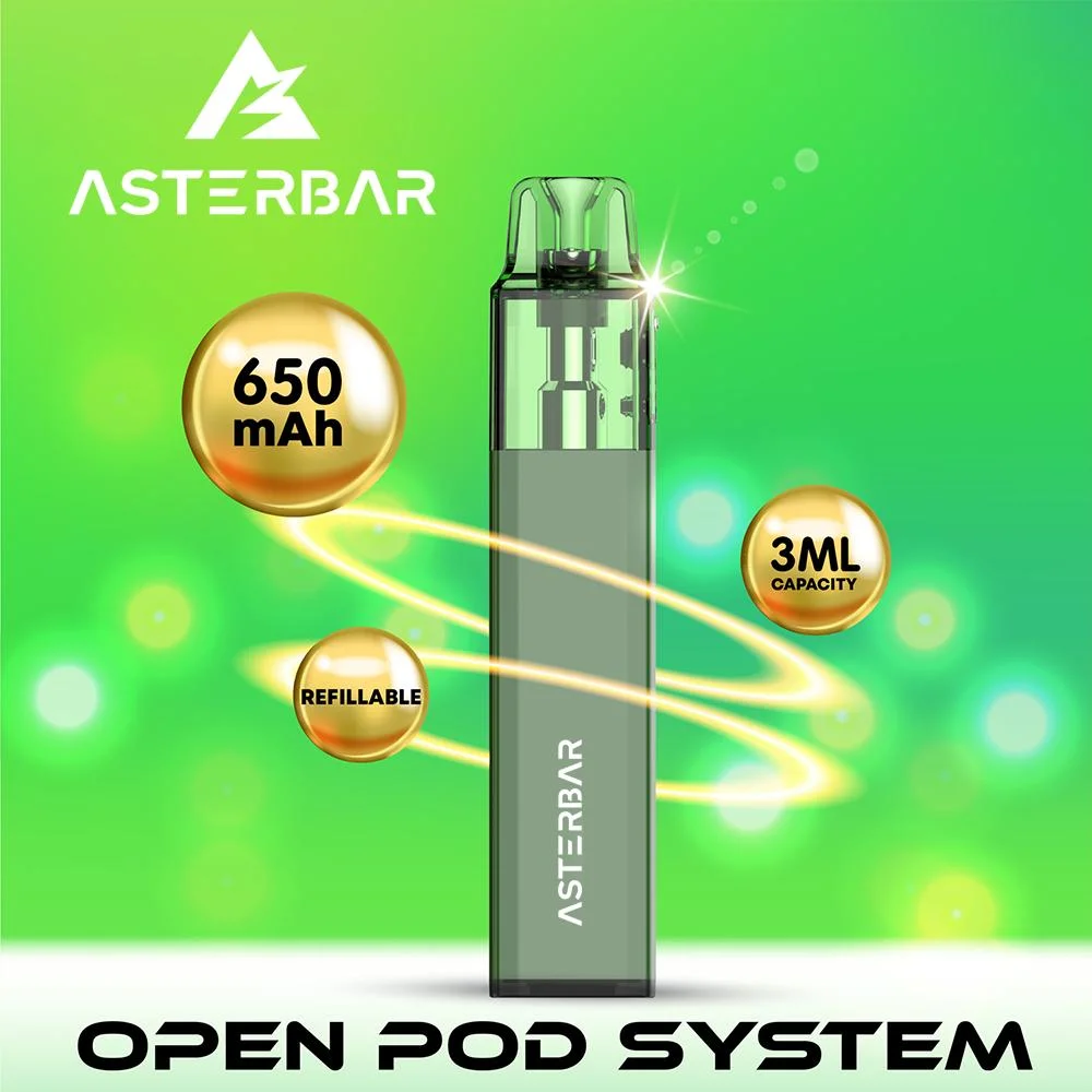 Wholesale I Vape 2024 Asterbar M3 Pod 3ml Open Pod System Easily Add Your Own Ejuice with LED Light Flashing