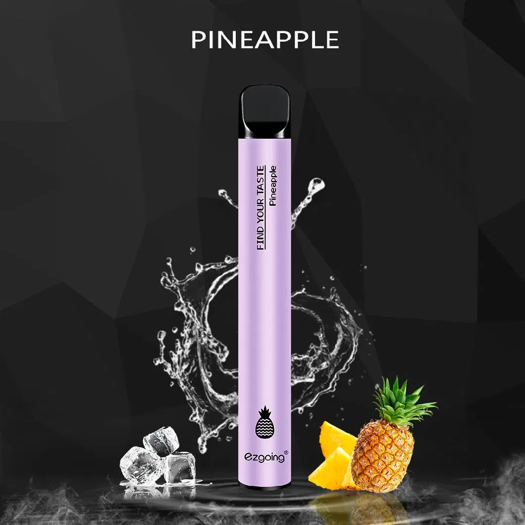 Shenzhen Factory Prices 600 Puffs Atomizer Nicotine Free Mini Disposable Electronic Cigarette Distributor Electric Vape Smoke English Russian Packag Vape