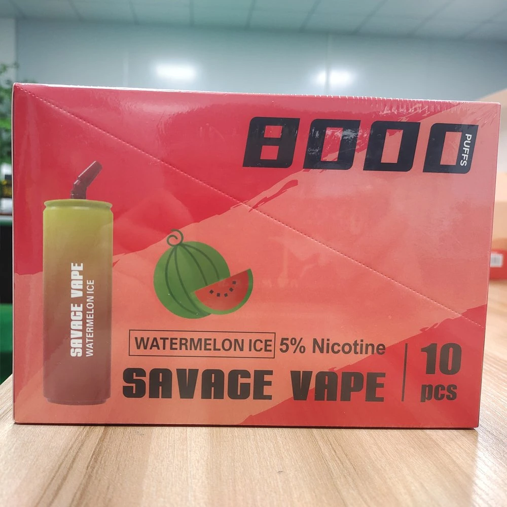 Savage Cola Bottle 8000 Puffs E Cigarette Disposable Vape Pen Vaporizer 650mAh 20ml Prefilled Pods Vapes Cartridge Vs Air Bar Max