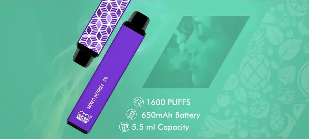 Wholesale 650mAh Battery Vapen Cube 1600puffs Disposable Vape Pen