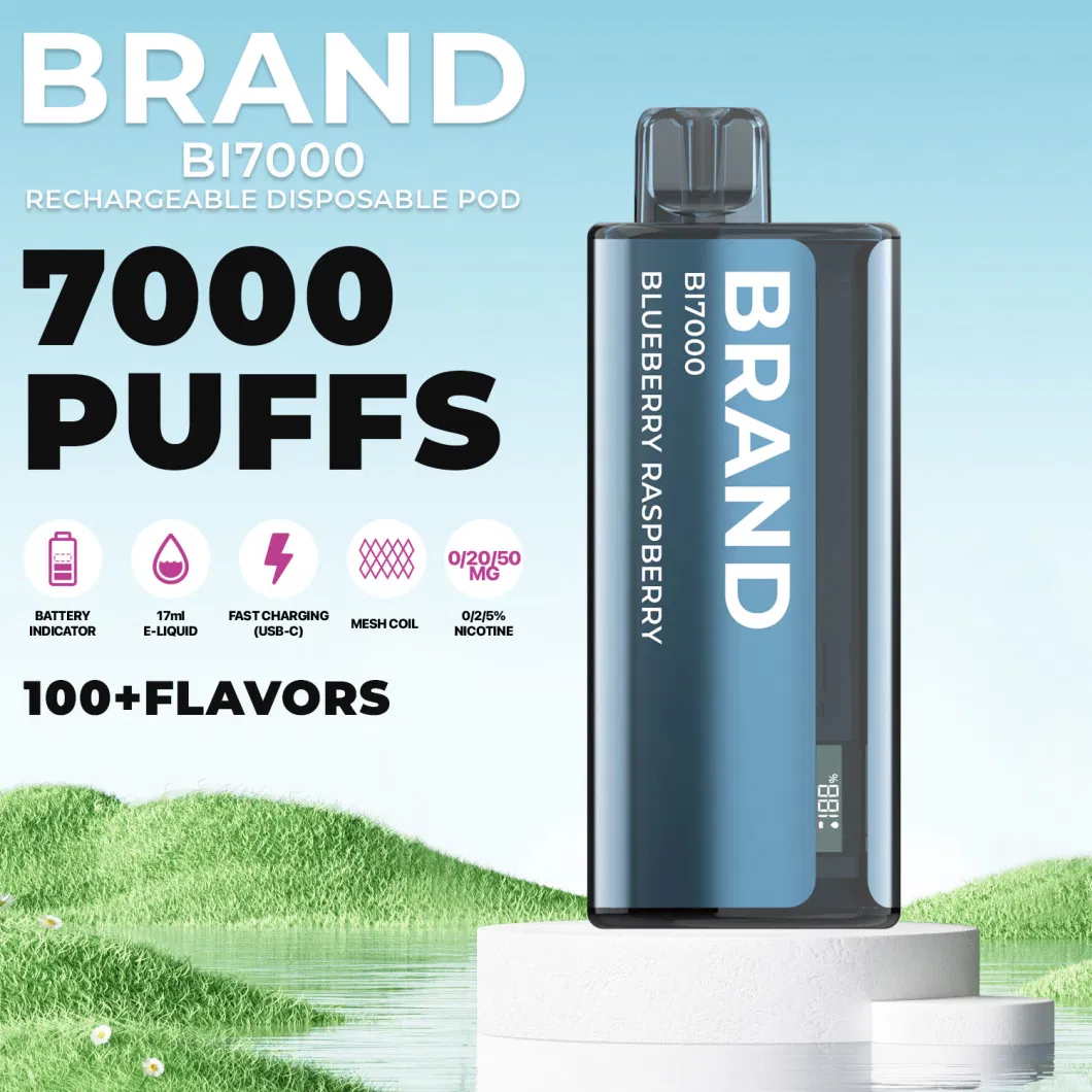 Hidi OEM ODM Private Brand White Label Rechargeable 24 Flavors 7000 Puff Disposable Vape	Ice Cream Making