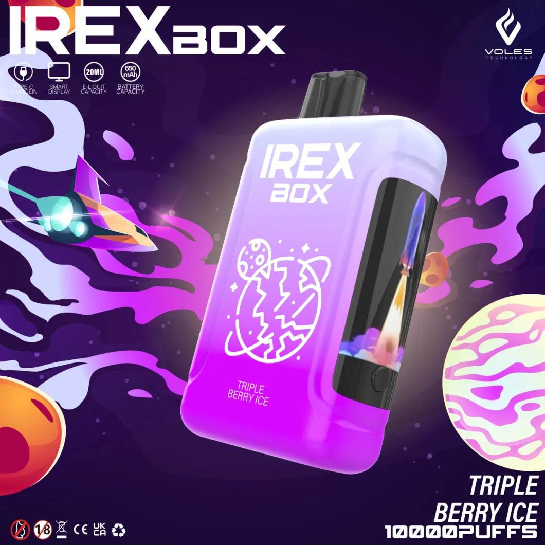 Original New Brand Irex Box 10000 Puffs Disposable Vape Ivg 2400 Quik 5000 Puff Aroma King Vape Hookah Hookah Shisha Pen Disposabl Vape Pod