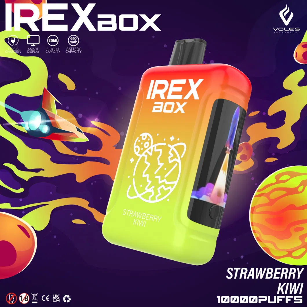 Original New Brand Irex Box 10000 Puffs Disposable Vape Ivg 2400 Quik 5000 Puff Aroma King Vape Hookah Hookah Shisha Pen Disposabl Vape Pod