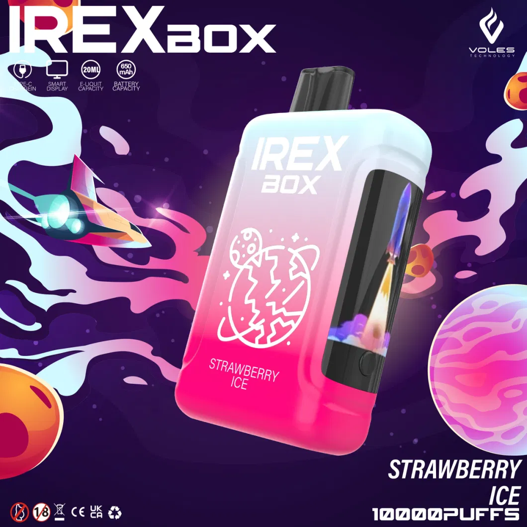 Original New Brand Irex Box 10000 Puffs Disposable Vape Ivg 2400 Quik 5000 Puff Aroma King Vape Hookah Hookah Shisha Pen Disposabl Vape Pod