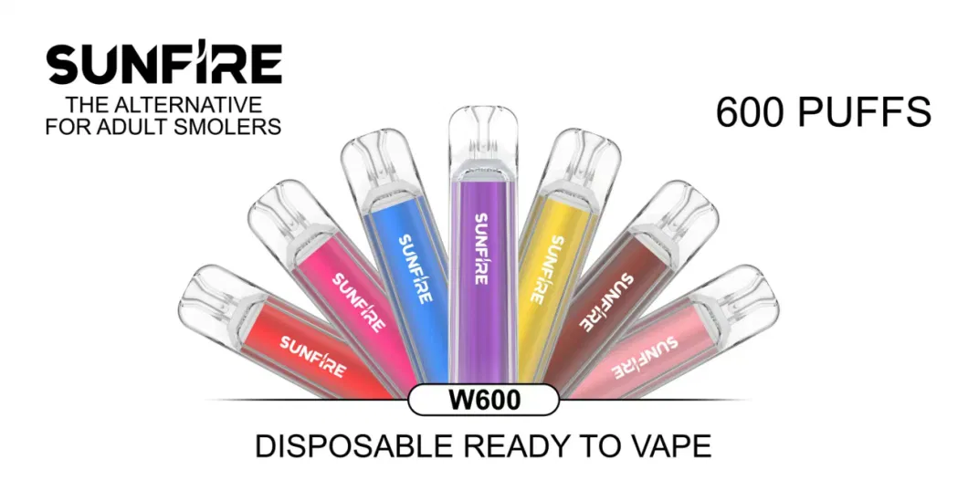 2023 Wholesale Good Quality Disposable Vape 600 Puffs Crystal Design Vape