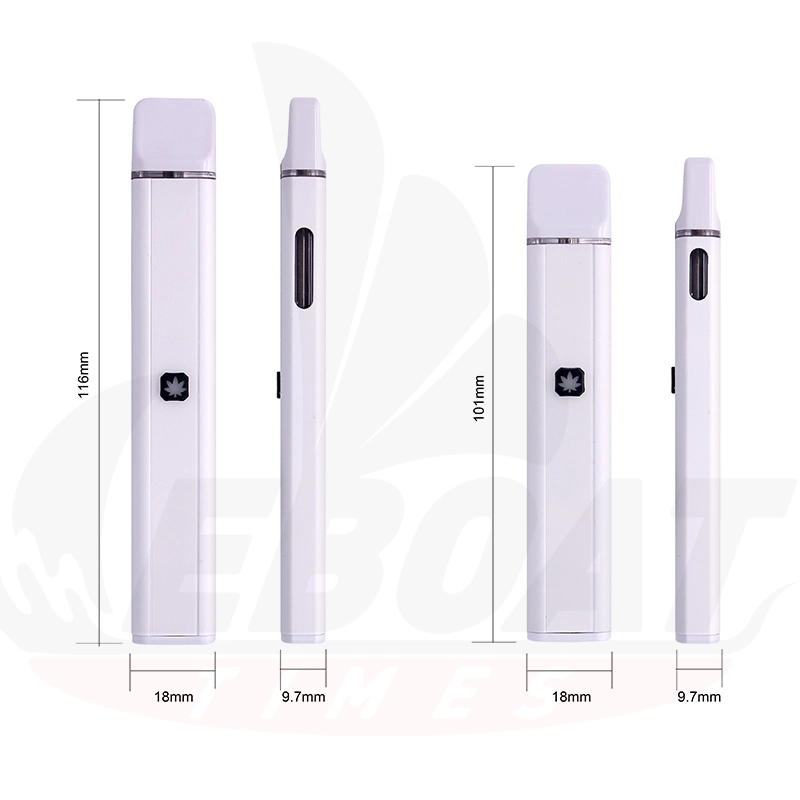 2ml Empty Vape Pen Pod System Preheat Button Delta Hhc Disposable Vape