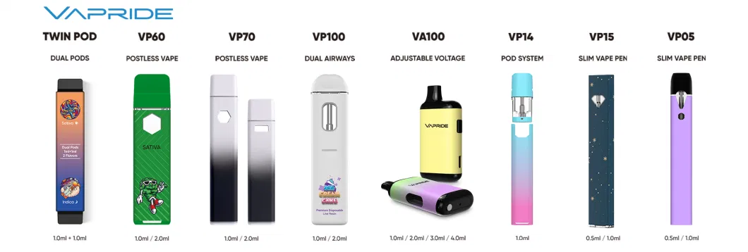 Made in China Disposable Vape Pod System Custom Brand 1ml+1ml Dual Tanks 2 Flavors Disposable Vape Pod Electronic Cigarette Vape Wholesale Disposable Vape