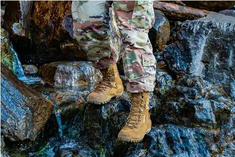 Outdoor Desert Olive Rubber Hiking Waterproof Delta Breathable Tactical Military Combat Boot