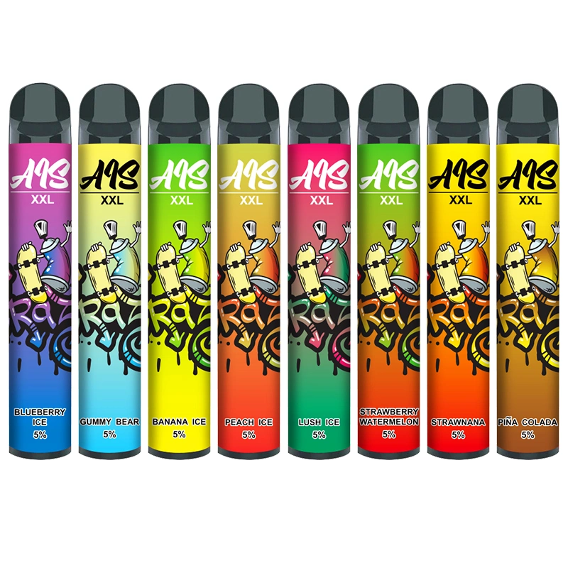 Factory Supply AIS XXL 2000puffs Disposable Vape Pen 6ml E-Liquid 8 Flavors Vape on Sale OEM Package/Logo