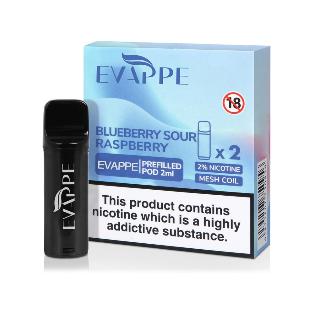 Evappe Mini Pen Vape Kit 2ml Replaceable Pod Atomizer E-Cigarette Starter Kits with Gift Box OEM ODM Availab