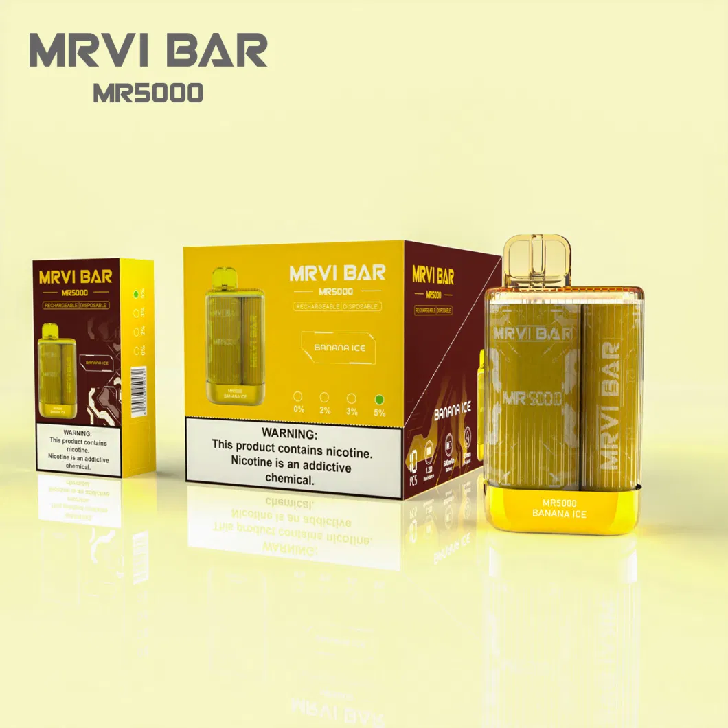 Wholesale Disposable Vape Pen 5000 Puffs Elf Crystal E Cigarette Mrvi Bar Pod Elfworld Ultra Caky Te5000 Puff