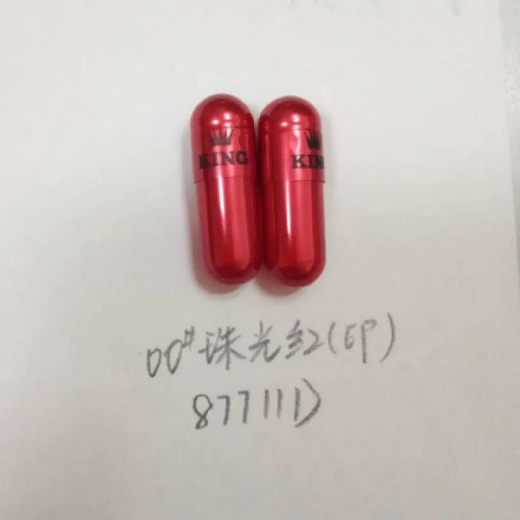 Hollow/Halal/HPMC/Gelatin//Vegetarian//Pullulan/Empty/Hard/Vegetable/Clear Enteric Capsules Transparent Capsule Red