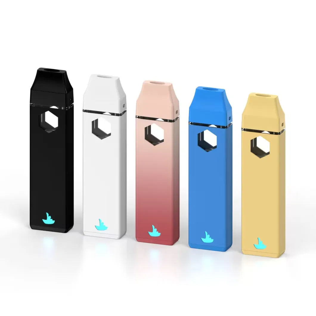 Customize Empty Diposable Vape Packman Pack Man 1st Gen Packaging 2ml 2.0ml 2000mg 2g 2 Grams Thick Oil Live Resin Ceramic Coil Smoking Disposable