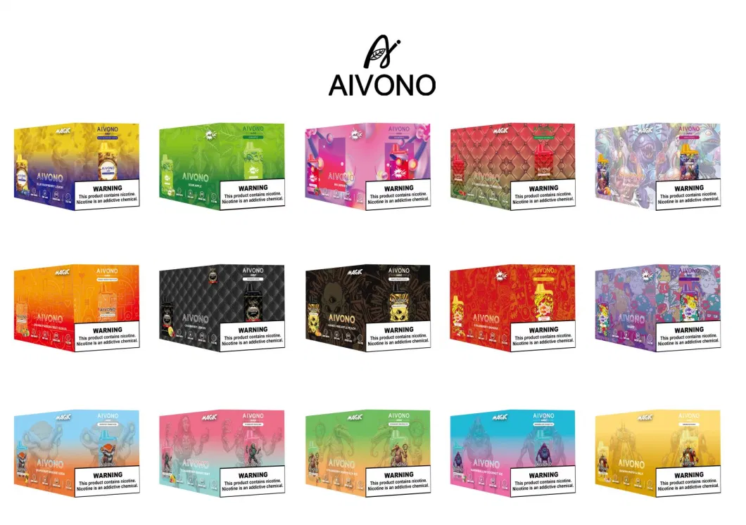 Aivono Factory Magic 5800 Puffs Electronic Cigarette Vaporizer Pod Wape Wholesale I Vape Pen Hookah Charger