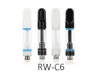 RW C19 Factory Wholesale Cookies Empty. 8ml 1.0ml CB/D Vaporizer Cartridge 510 Thread Cart Ceramic Coil D8 Vape Pen Disposable E Cig Device Thick Oil Carts